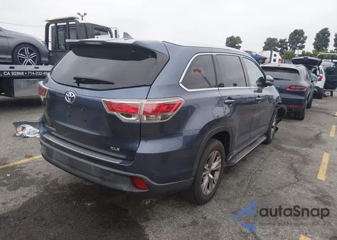 2014 Toyota Highlander Xle V6 from USA, damaged, VIN 5TDKKRFH3ES023152